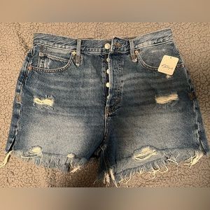 Free People Makai denim shorts size 30